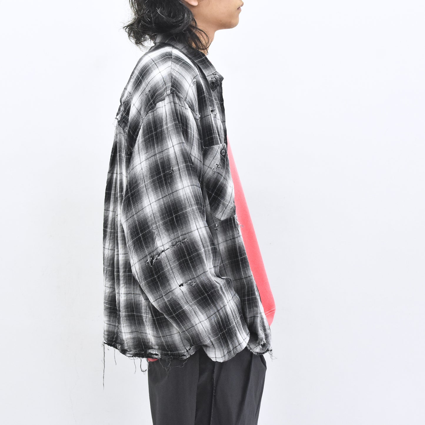 THE JEAN PIERRE / Grunge Destroy Kurt Shirt - BLACK