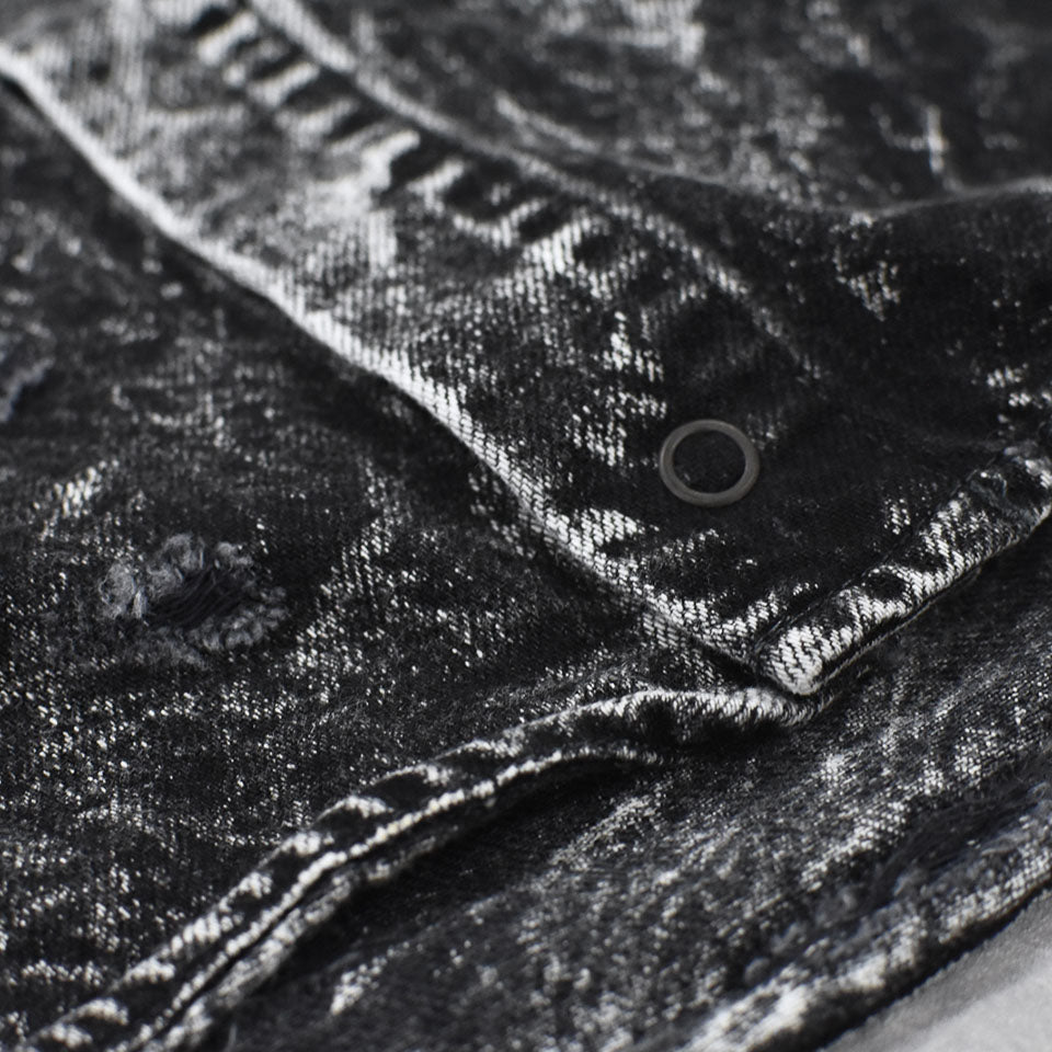 THE JEAN PIERRE / Grunge Denim Shirt - CONTRUST