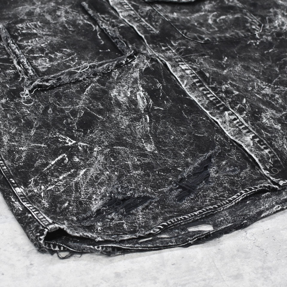 THE JEAN PIERRE / Grunge Denim Shirt - CONTRUST