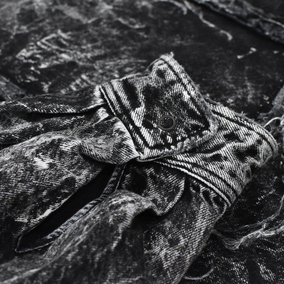 THE JEAN PIERRE / Grunge Denim Shirt - CONTRUST