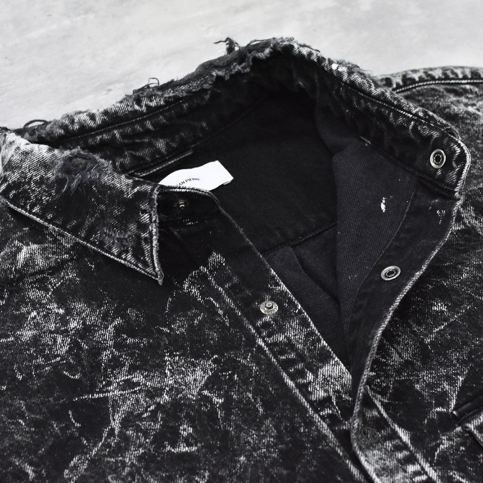 THE JEAN PIERRE / Grunge Denim Shirt - CONTRUST