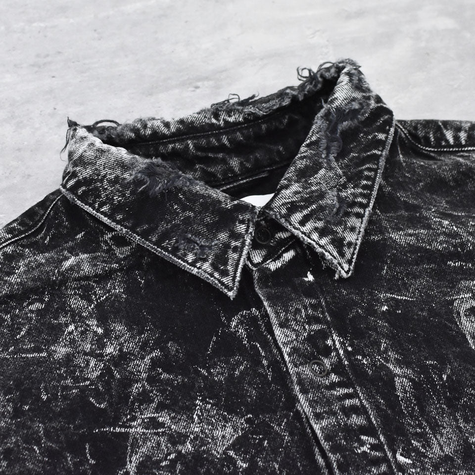 THE JEAN PIERRE / Grunge Denim Shirt - CONTRUST