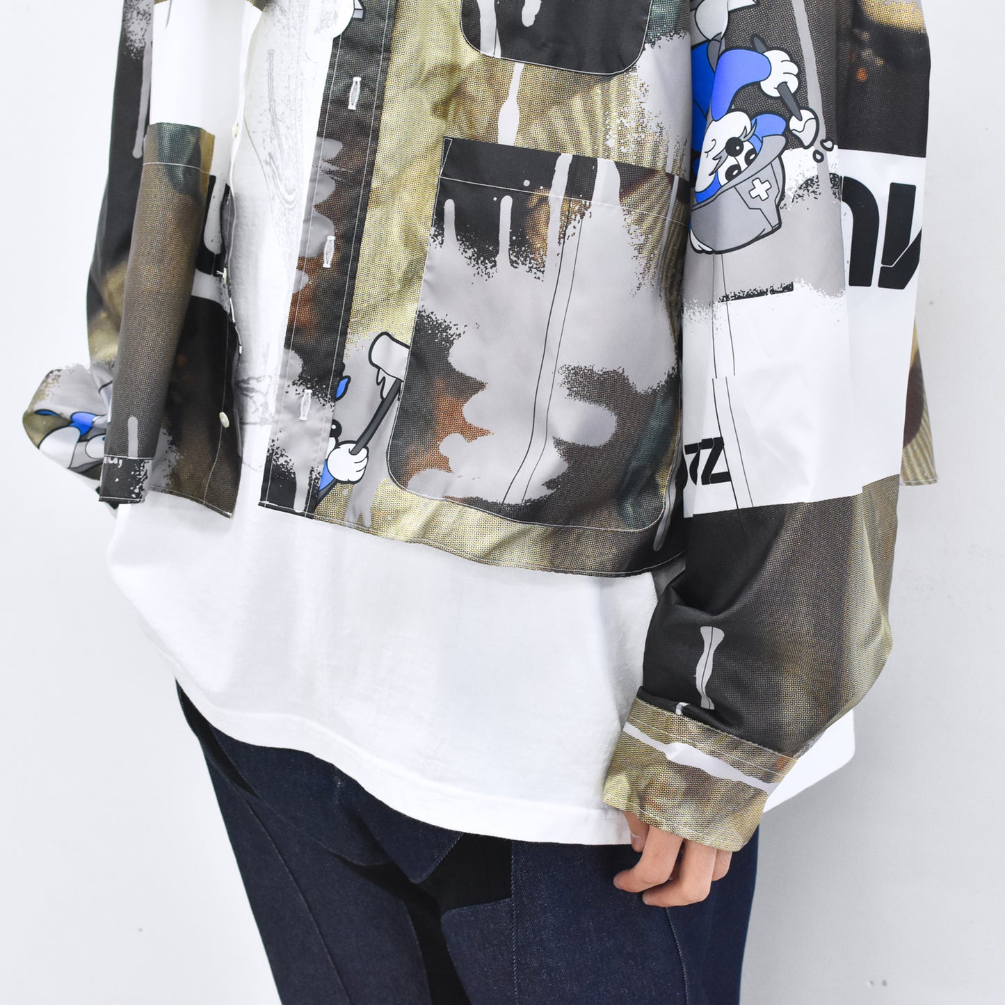 BODYSONG. / FAMOUS PAINTING SHIRTS/ATOZ - WHITE