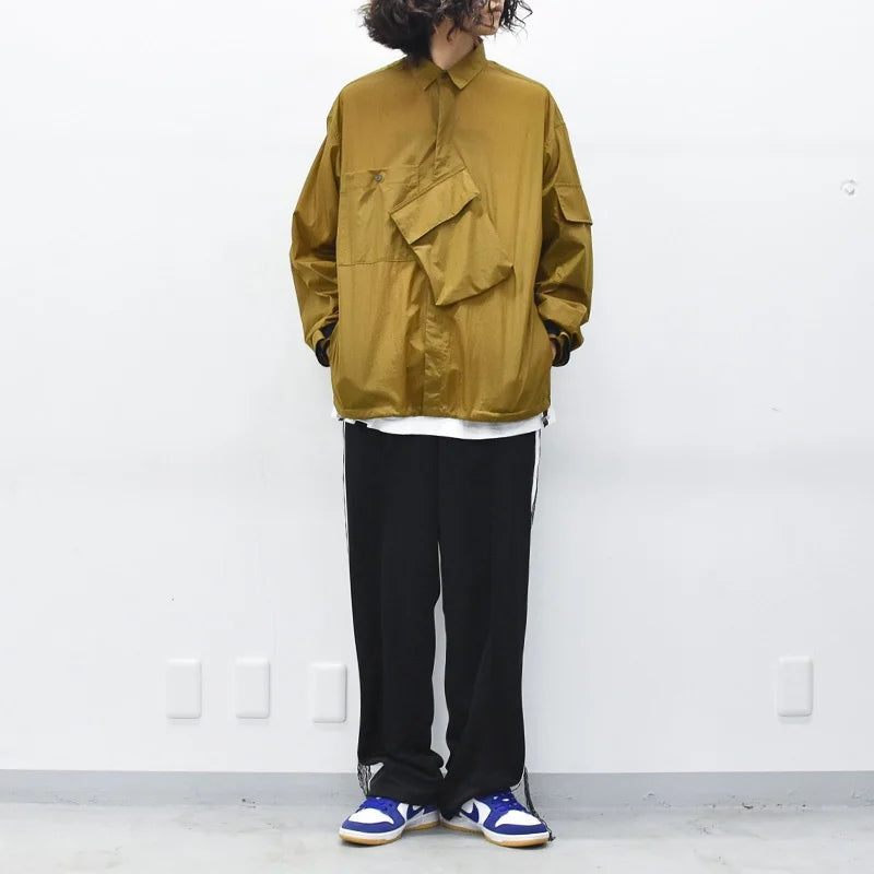 THE JEAN PIERRE / Shell Nylon Shirt - BROWN
