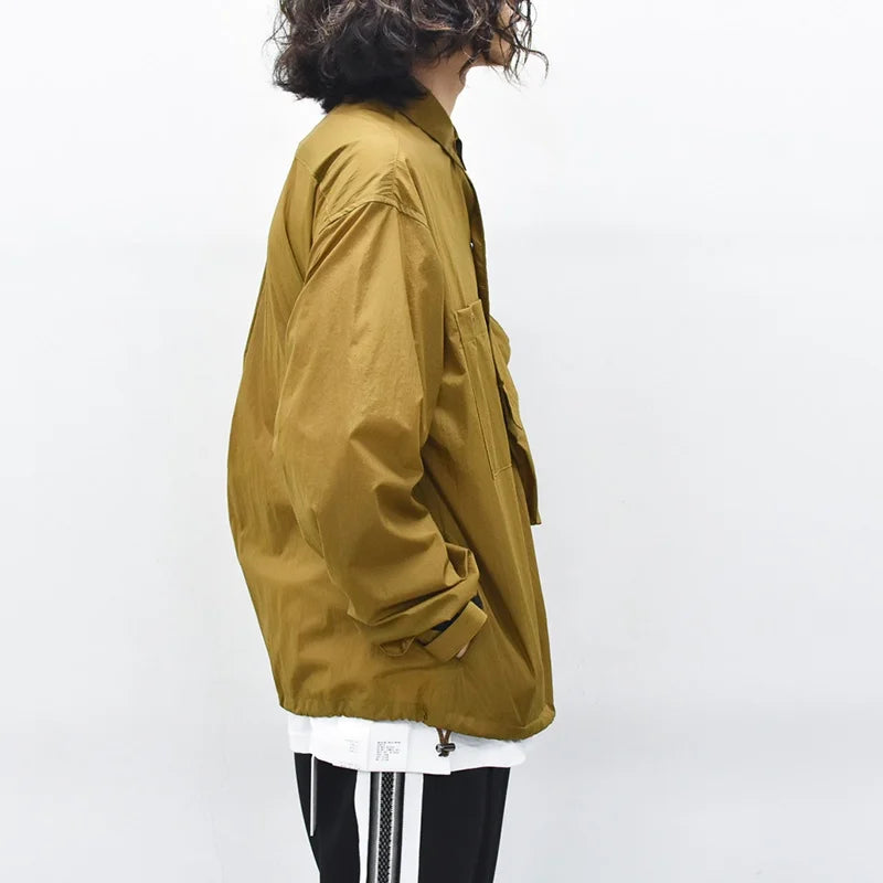 THE JEAN PIERRE / Shell Nylon Shirt - BROWN