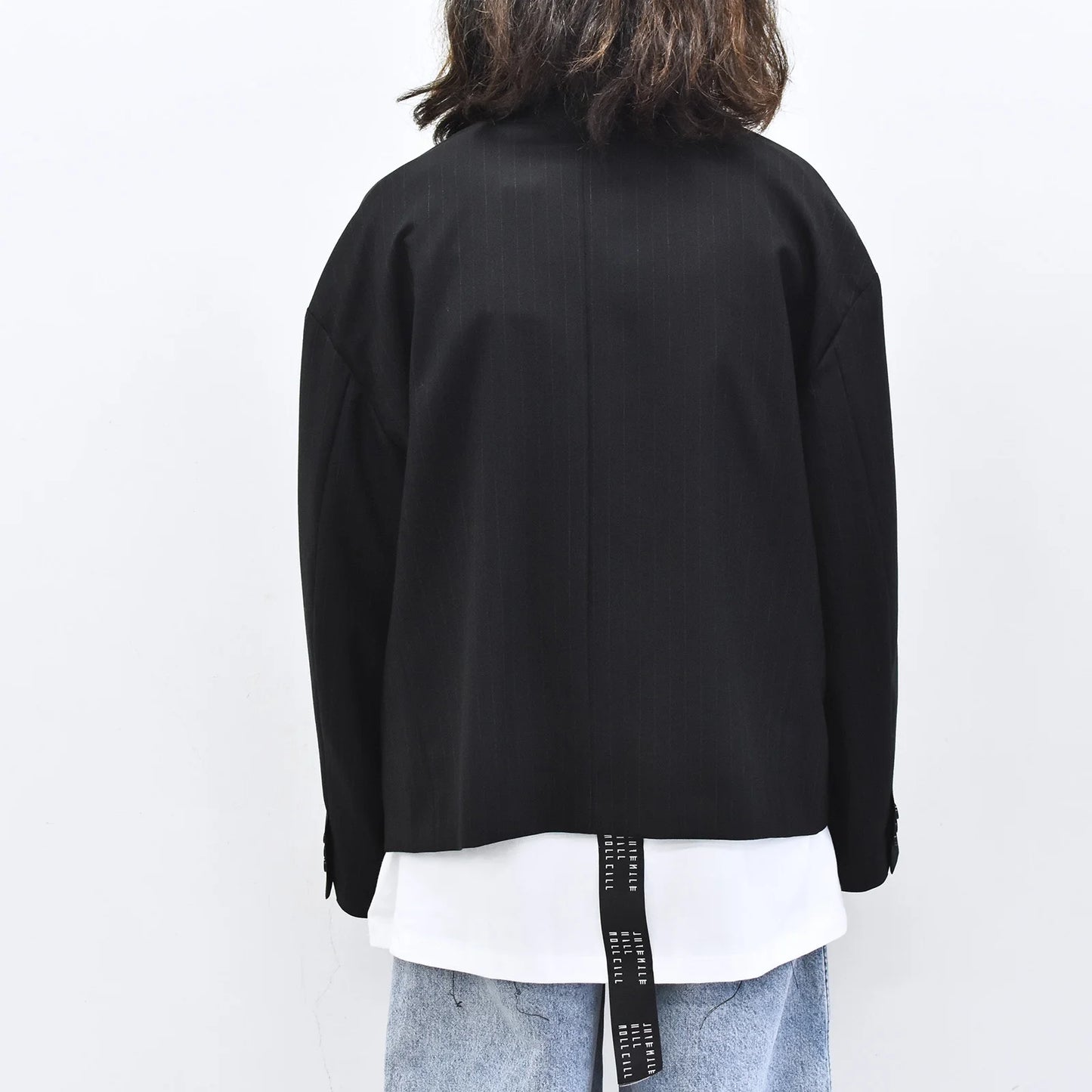 THE JEAN PIERRE / Tear Off Double Jacket - STRIPE