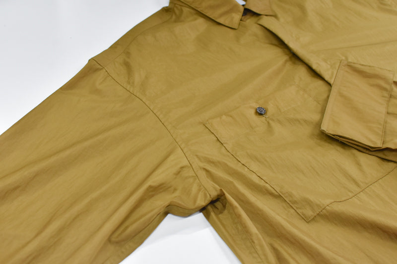 THE JEAN PIERRE / Shell Nylon Shirt - BROWN