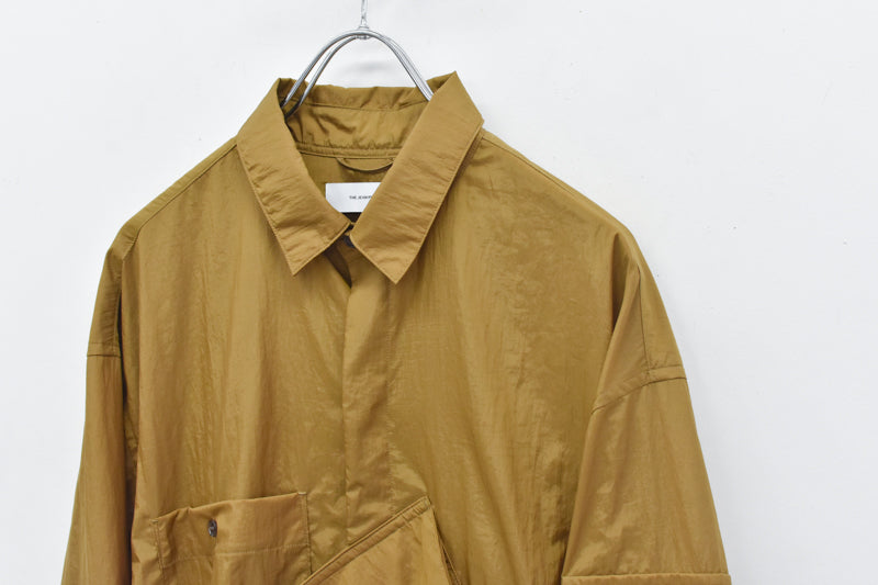 THE JEAN PIERRE / Shell Nylon Shirt - BROWN