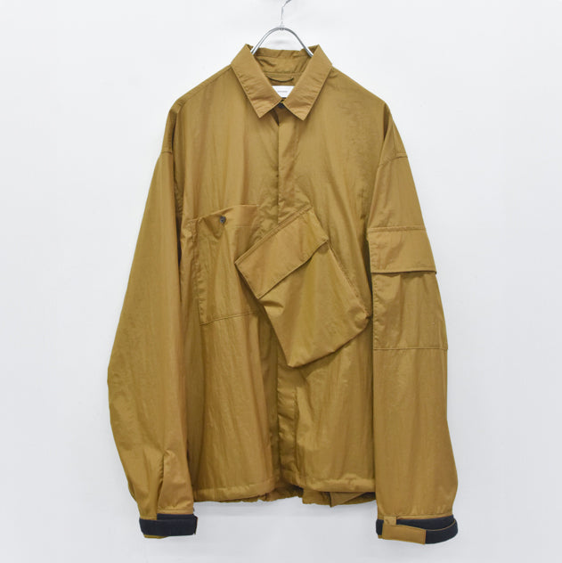 THE JEAN PIERRE / Shell Nylon Shirt - BROWN