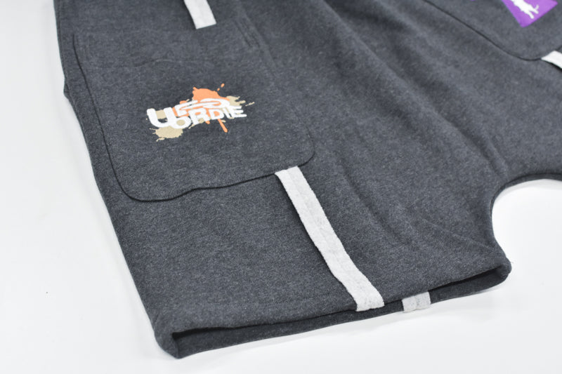 JUVENILE HALL ROLLCALL / 1970 SCF FTRX SHORTS - HEATHER CHARCOAL GRAY