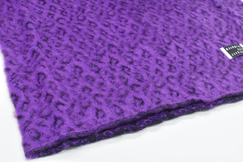JUVENILE HALL ROLLCALL / 1956 KID MOHAIR LEO PULLOVER - PURPLE