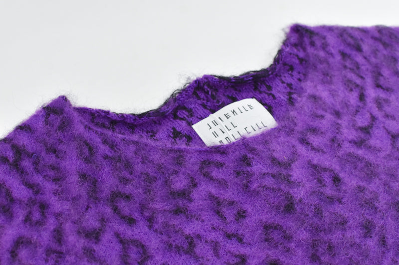 JUVENILE HALL ROLLCALL / 1956 KID MOHAIR LEO PULLOVER - PURPLE