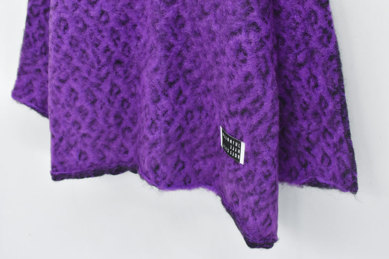 JUVENILE HALL ROLLCALL / 1956 KID MOHAIR LEO PULLOVER - PURPLE