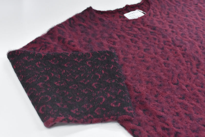 JUVENILE HALL ROLLCALL / 1956 KID MOHAIR LEO PULLOVER - DARK RED