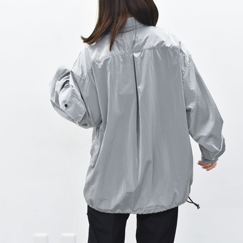 THE JEAN PIERRE / French Military Nylon Shirt - ICE GRAY