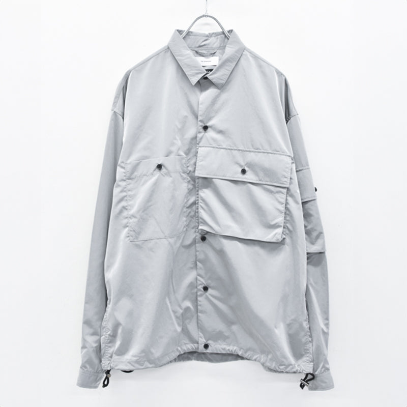 THE JEAN PIERRE / French Military Nylon Shirt - ICE GRAY