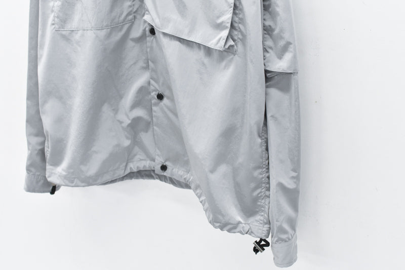 THE JEAN PIERRE / French Military Nylon Shirt - ICE GRAY