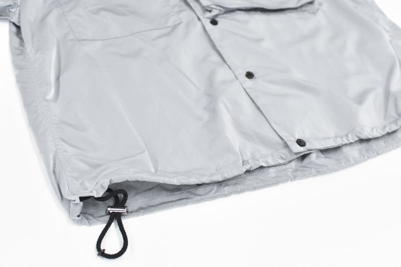 THE JEAN PIERRE / French Military Nylon Shirt - ICE GRAY