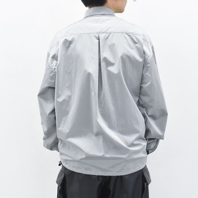 THE JEAN PIERRE / French Military Nylon Shirt - ICE GRAY