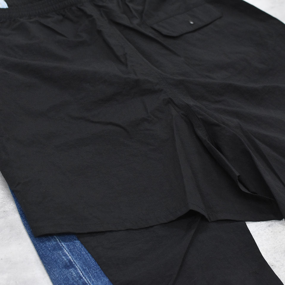 BODYSONG. / REMODELED DENIM FRONT + LAYERED TRAINING PT