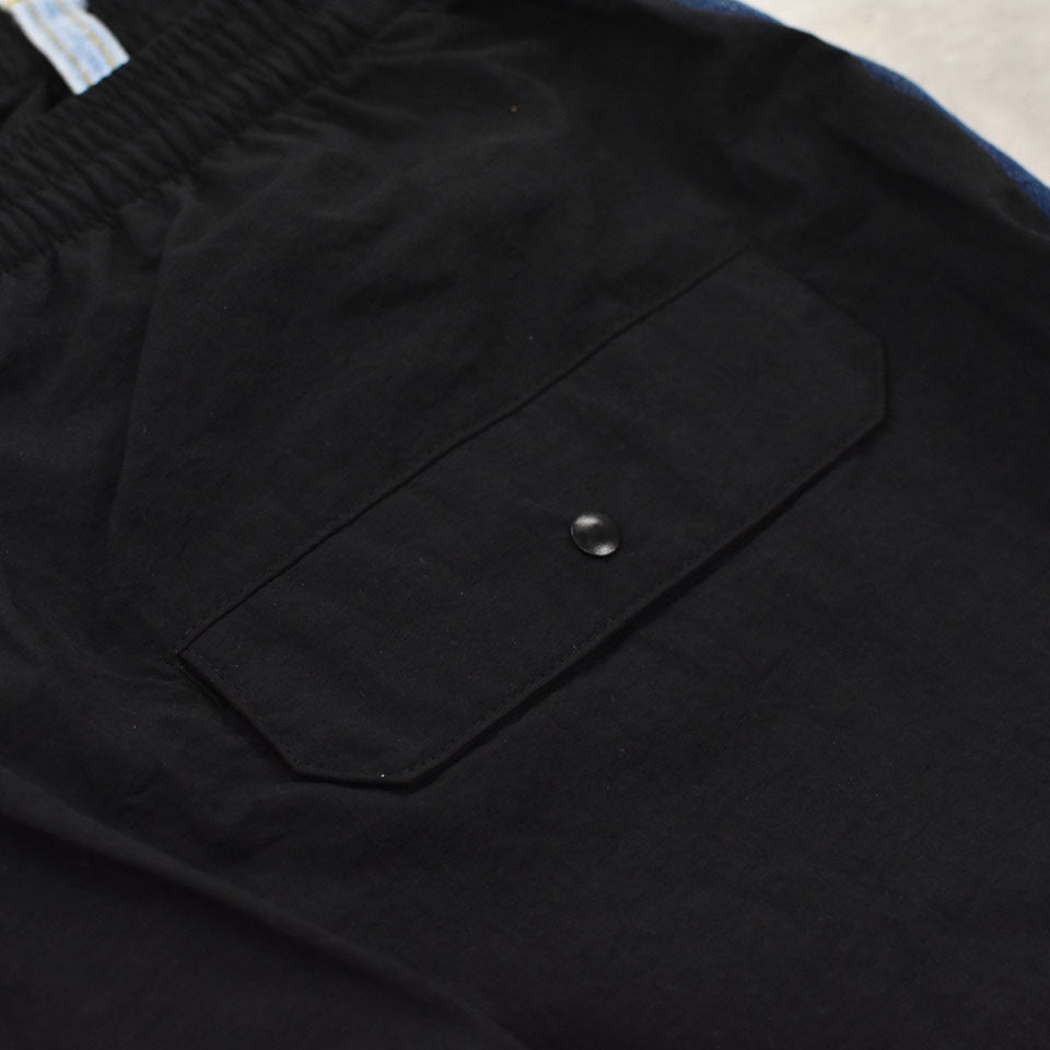 BODYSONG. / REMODELED DENIM FRONT + LAYERED TRAINING PT