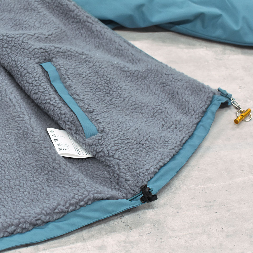 BODYSONG. / REFLECTIVE BALACLAVA BLOUSON - BLUE
