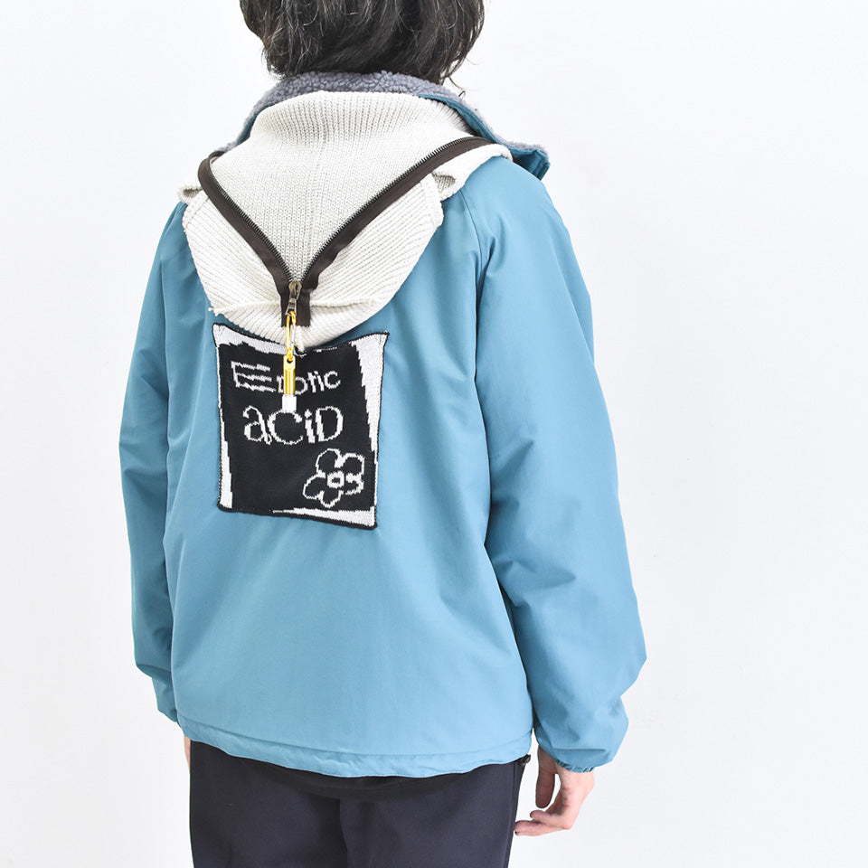 BODYSONG. / REFLECTIVE BALACLAVA BLOUSON - BLUE