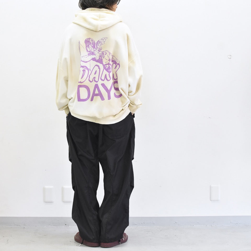 BODYSONG. / HOODIE/PHOTOCHROMIC/DARKD - WHITE