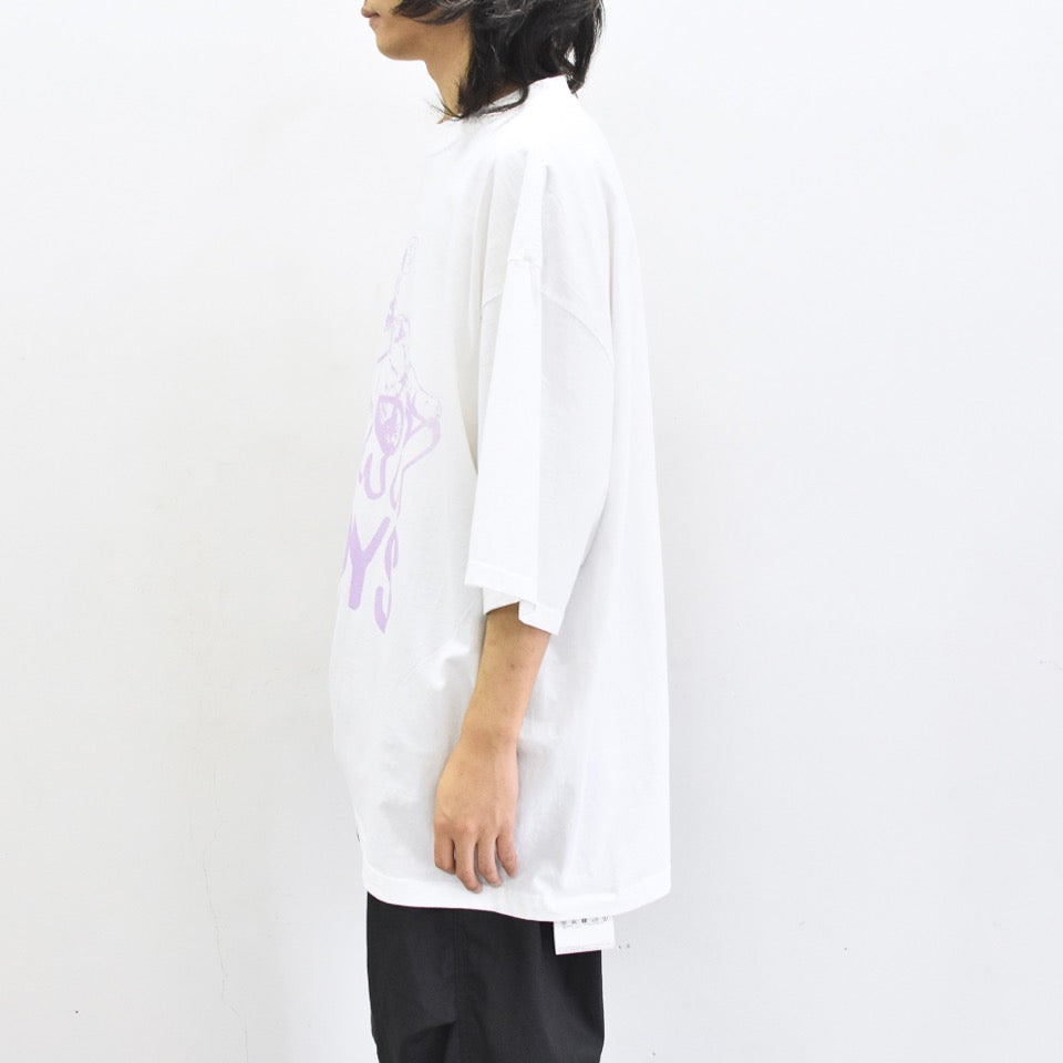 BODYSONG. / TEE/PHOTOCHROMIC/DARKD - WHITE