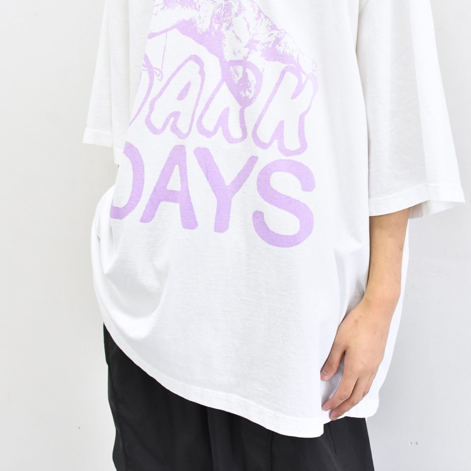 BODYSONG. / TEE/PHOTOCHROMIC/DARKD - WHITE