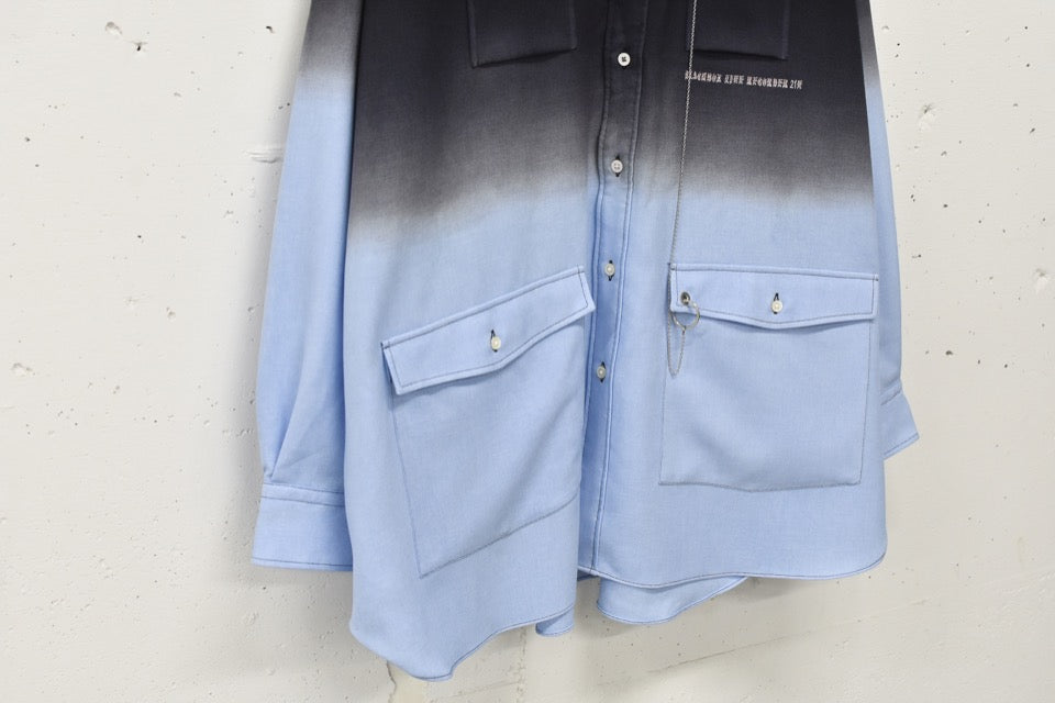 BODYSONG. / GRADATION DYED SH - BLACK