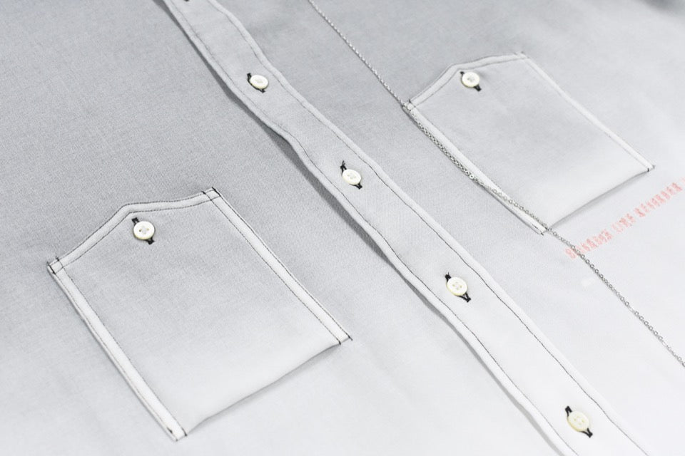 BODYSONG. / GRADATION DYED SH - GRAY