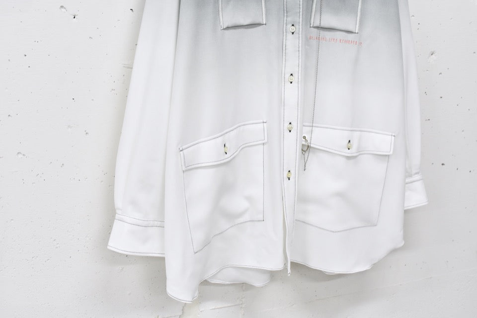 BODYSONG. / GRADATION DYED SH - GRAY