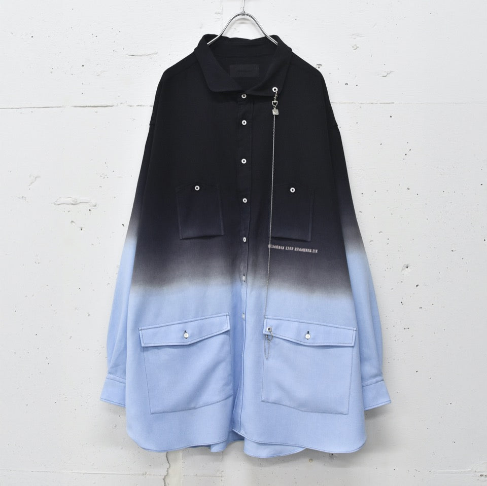 BODYSONG. / GRADATION DYED SH - BLACK
