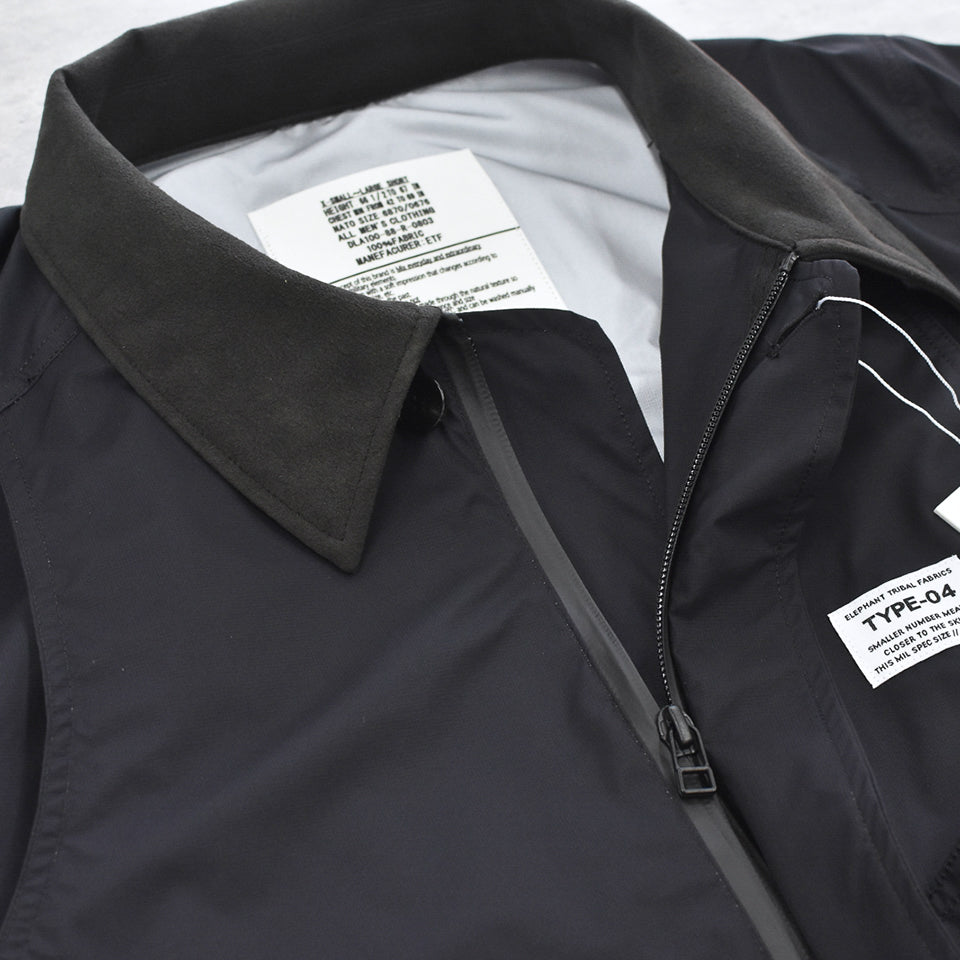 elephant TRIBAL fabrics / Shell Hunting JKT - BLACK