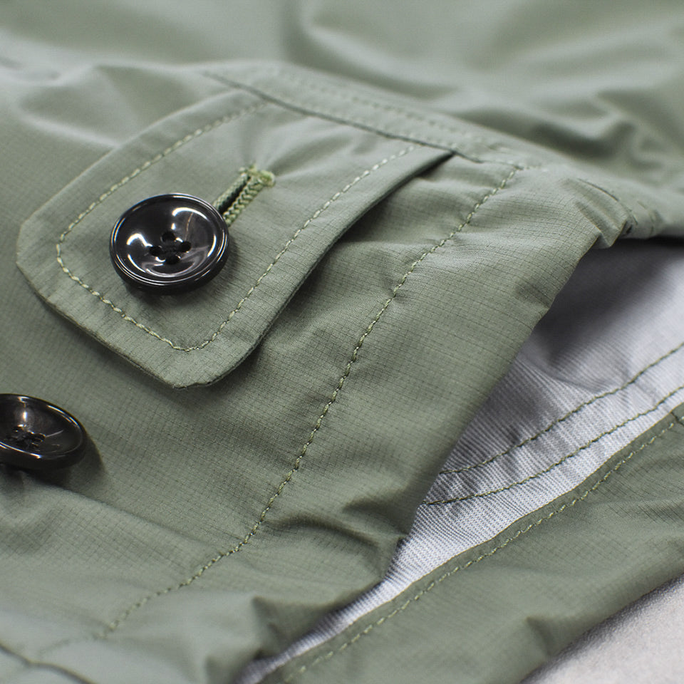 elephant TRIBAL fabrics / Shell Hunting JKT - CELADON