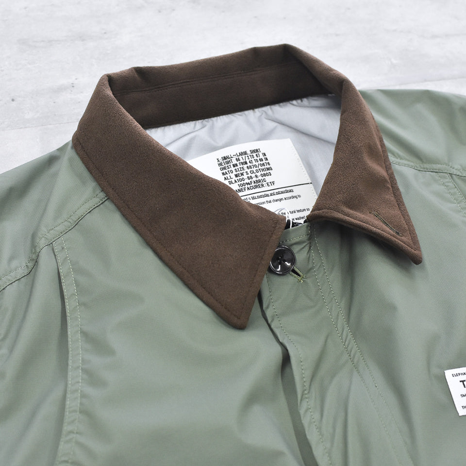 elephant TRIBAL fabrics / Shell Hunting JKT - CELADON