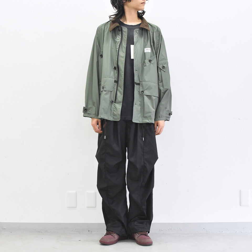 elephant TRIBAL fabrics / Shell Hunting JKT - CELADON