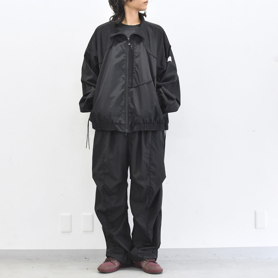 elephant TRIBAL fabrics / 3D Snow Camo Nylon Pants - BLACK