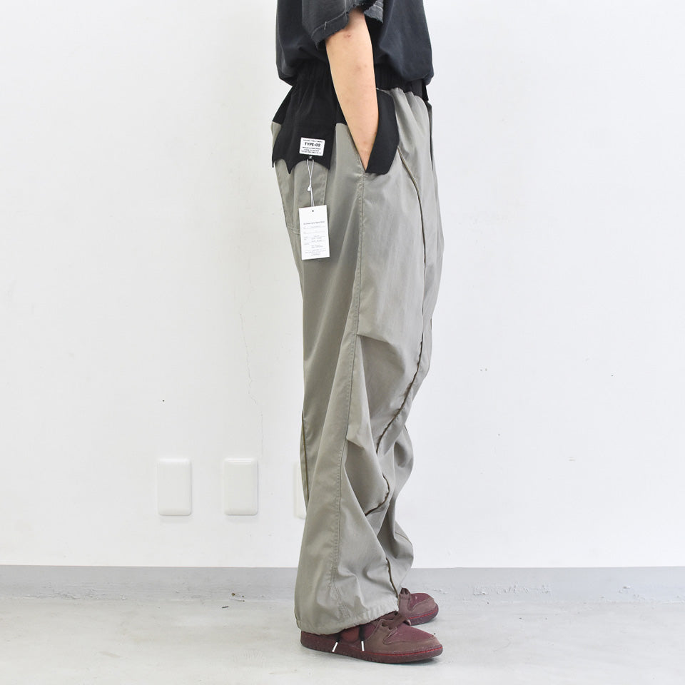elephant TRIBAL fabrics / 3D Snow Camo Nylon Pants - COOL GRAY