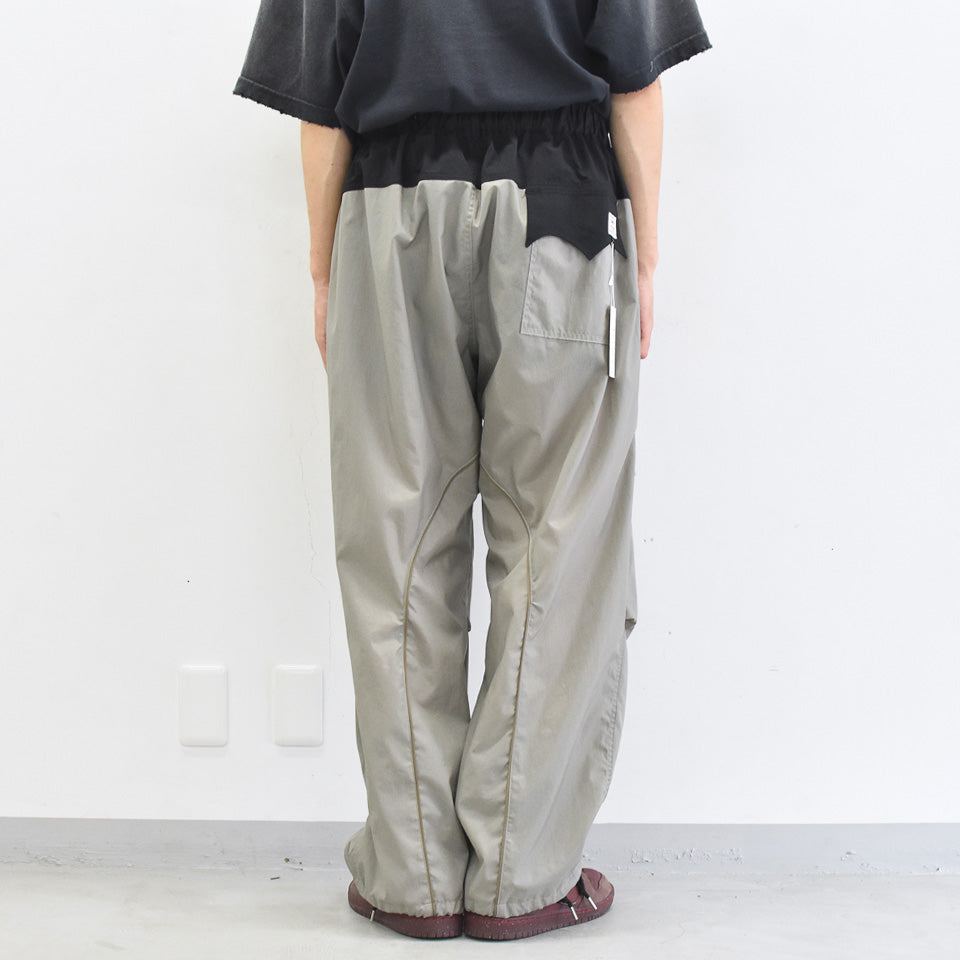 elephant TRIBAL fabrics / 3D Snow Camo Nylon Pants - COOL GRAY