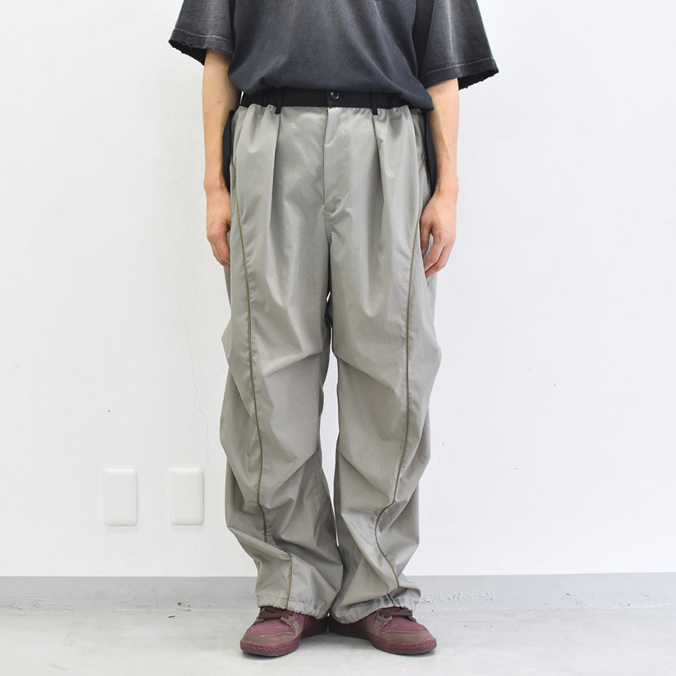 elephant TRIBAL fabrics / 3D Snow Camo Nylon Pants - COOL GRAY