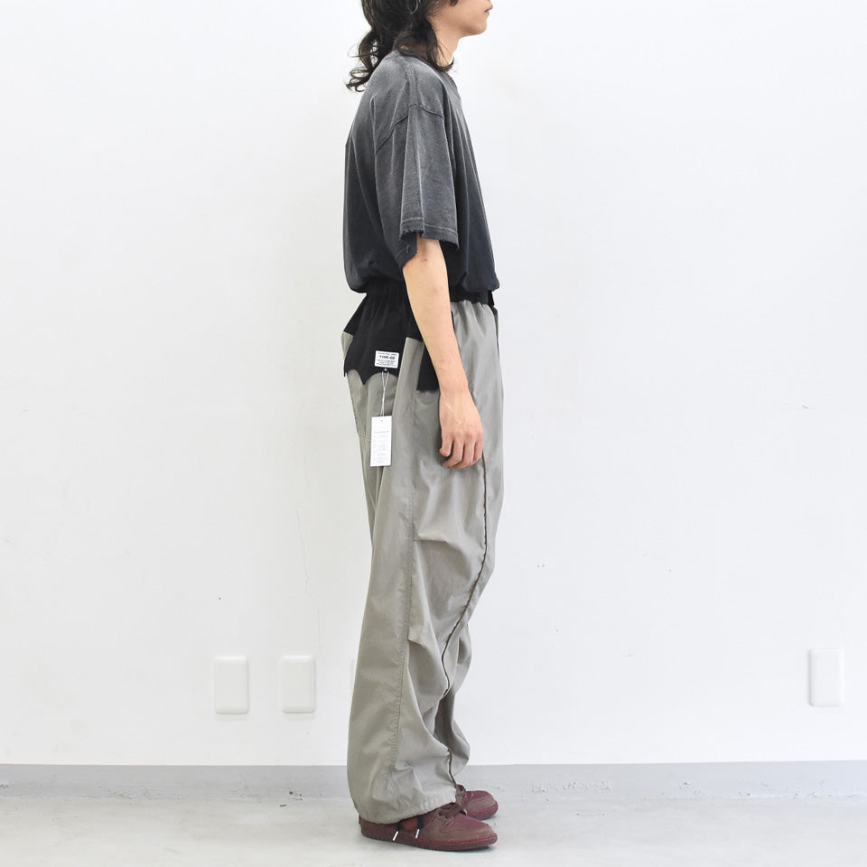 elephant TRIBAL fabrics / 3D Snow Camo Nylon Pants - COOL GRAY