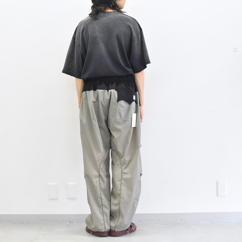 elephant TRIBAL fabrics / 3D Snow Camo Nylon Pants - COOL GRAY