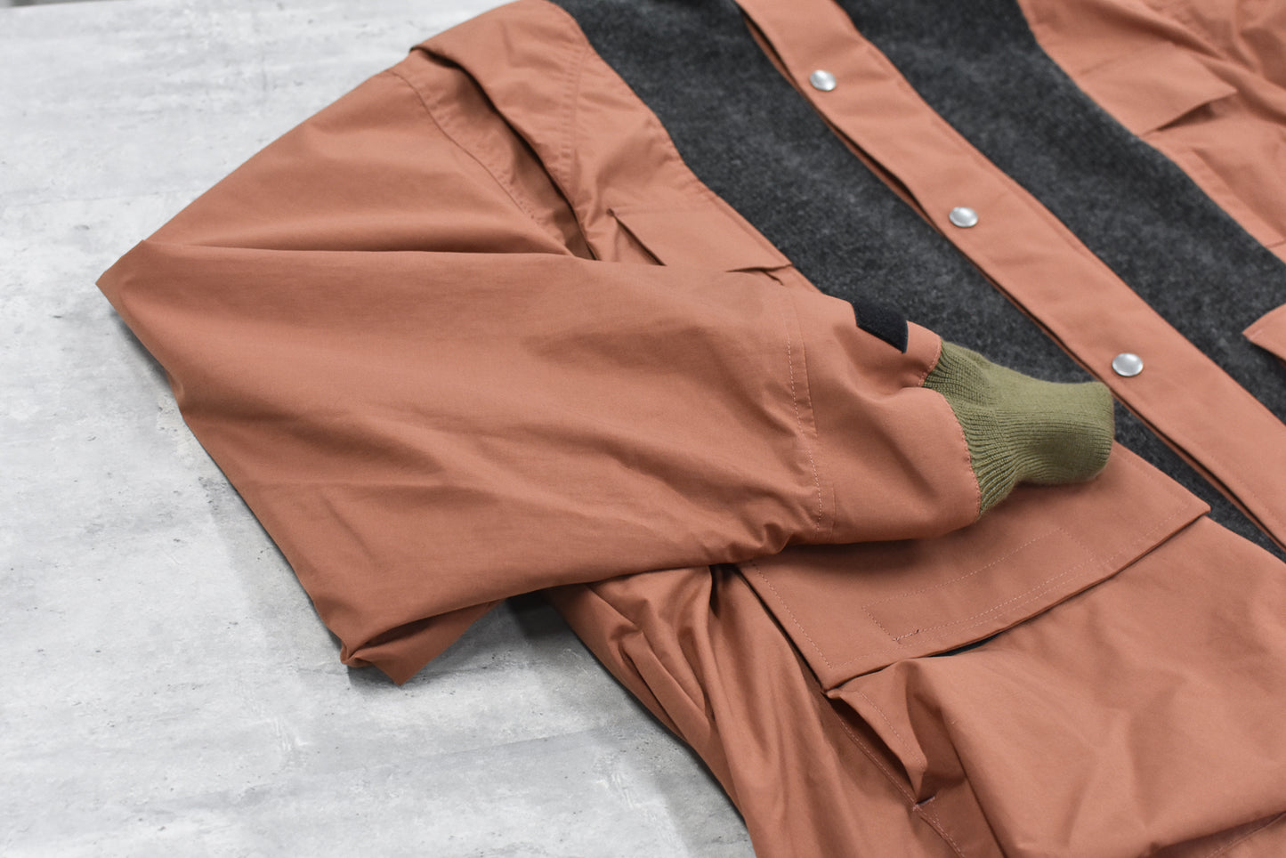 elephant TRIBAL fabrics / Hybrid Mountain JKT - MARSH ROSE