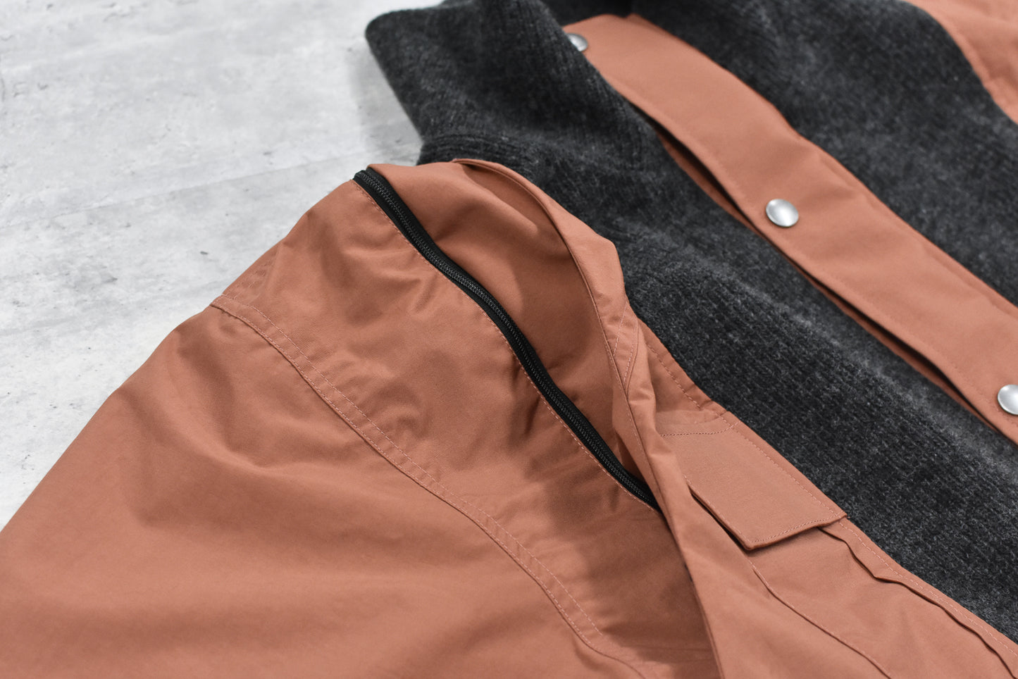 elephant TRIBAL fabrics / Hybrid Mountain JKT - MARSH ROSE