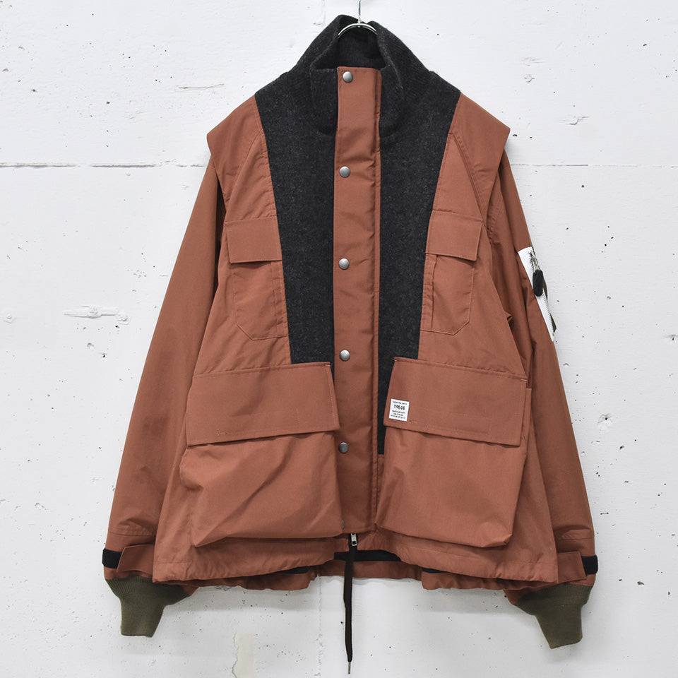 elephant TRIBAL fabrics / Hybrid Mountain JKT - MARSH ROSE
