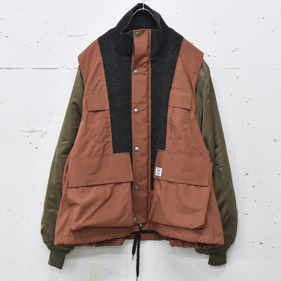 elephant TRIBAL fabrics / Hybrid Mountain JKT - MARSH ROSE
