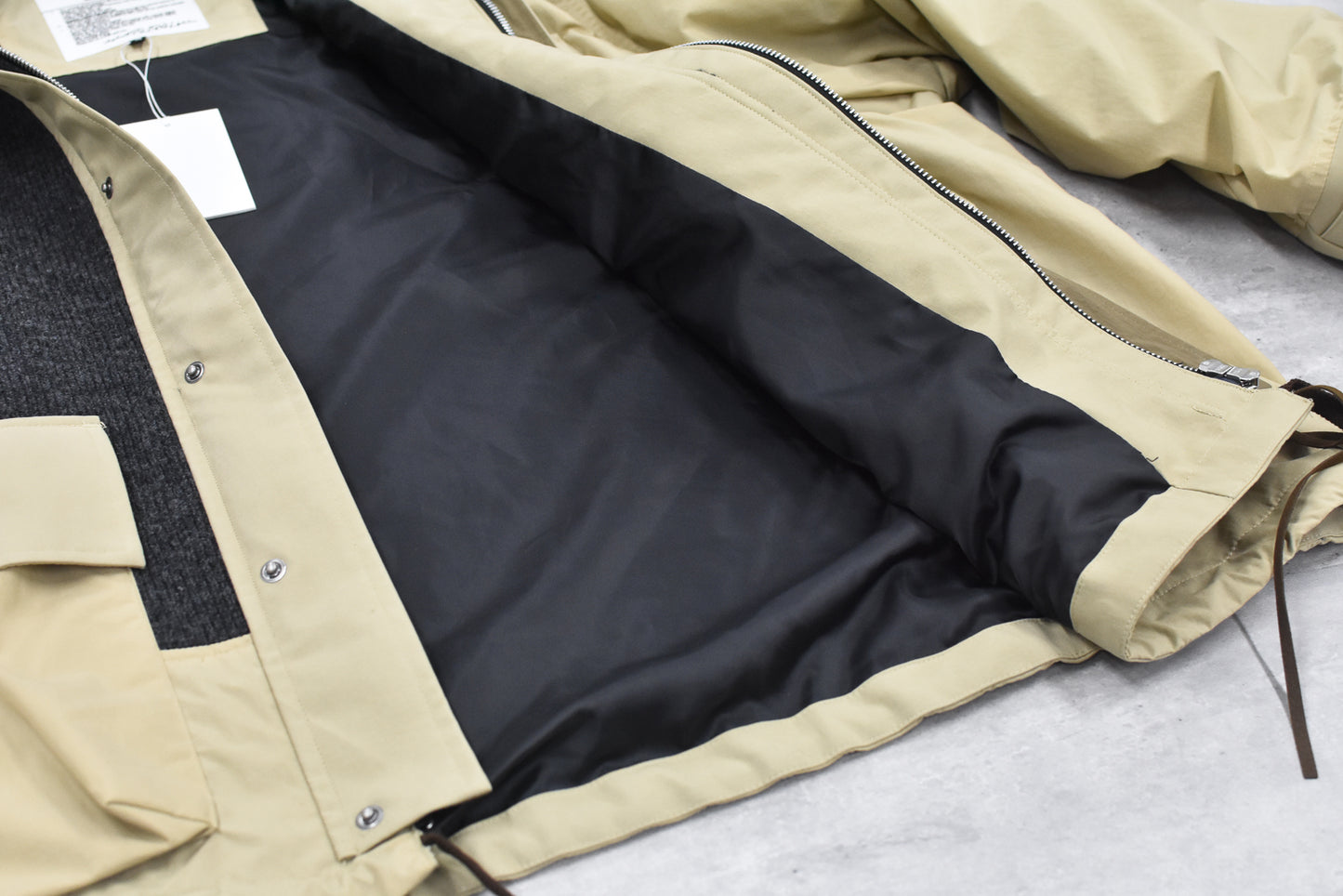 elephant TRIBAL fabrics / Hybrid Mountain JKT - BEIGE