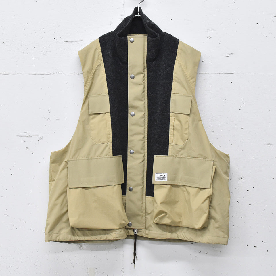 elephant TRIBAL fabrics / Hybrid Mountain JKT - BEIGE